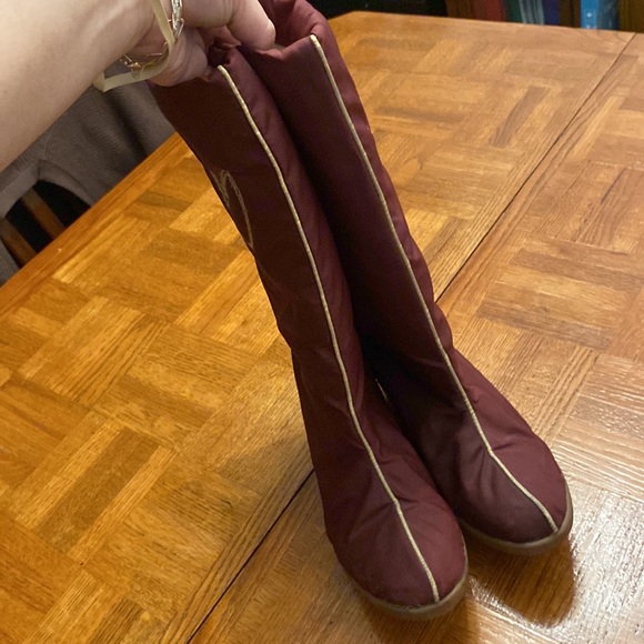 Vintage 70’s/80’s - butterfly print stitched boots- rubber soul - Picture 6 of 11